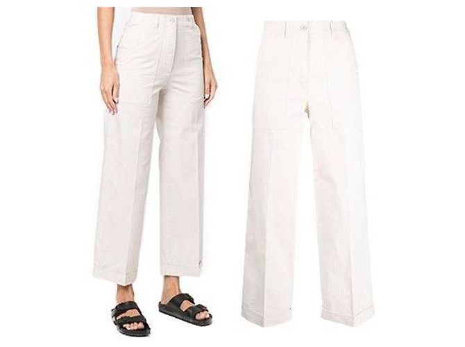 Pantaloni in cotone Moncler da donna Multicolore