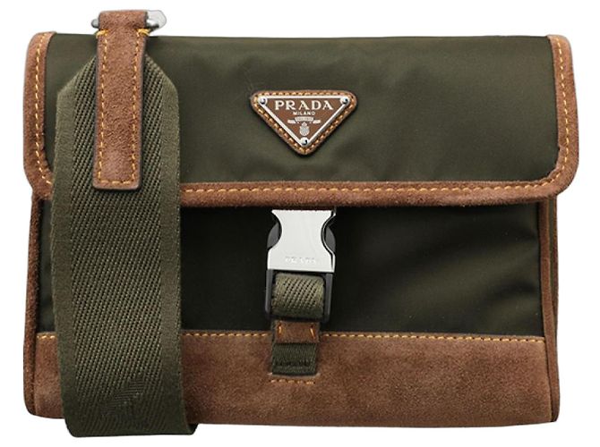 Prada Bolso bandolera Re-Nylon Verde