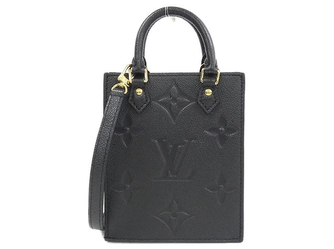 Louis Vuitton Monogram Empreinte Petite Sac Plat Preto