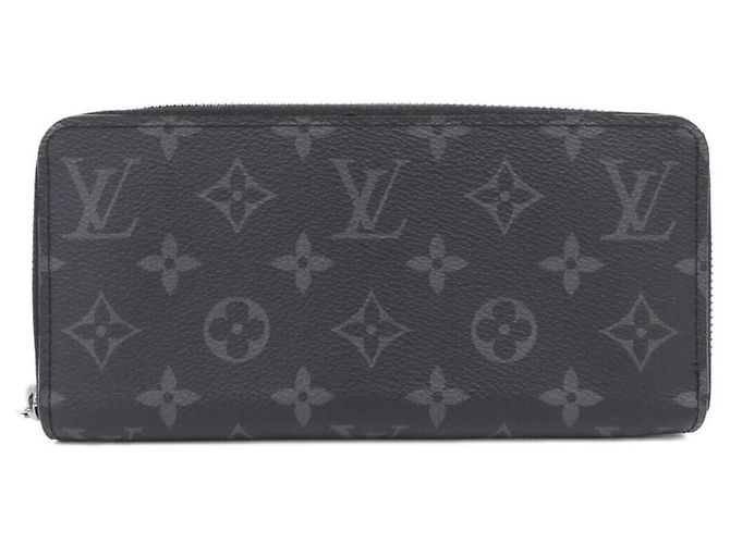Louis Vuitton Monogram Eclipse Zippy Wallet Black