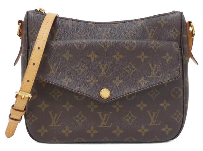 Borsa a tracolla Louis Vuitton Monogram Mabillon Marrone
