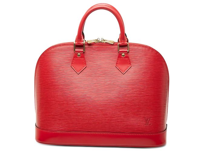 Louis Vuitton Red Epi Alma PM Rouge