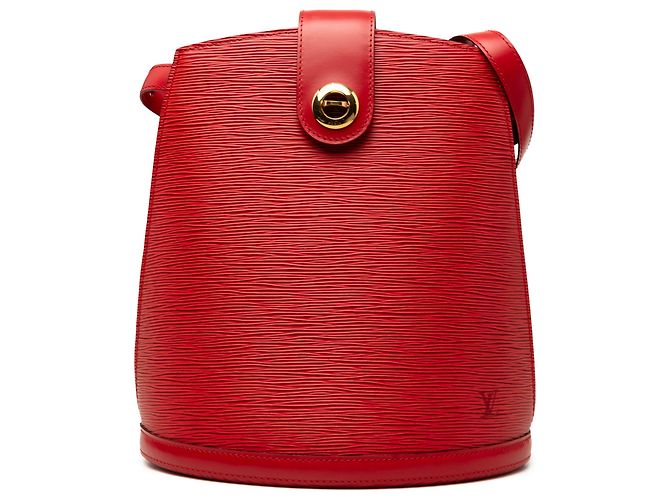 Louis Vuitton Red Epi Cluny Rouge