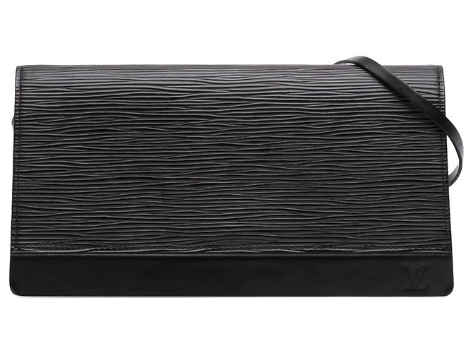 Louis Vuitton Black Epi Honfleur Noir