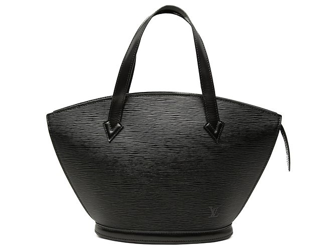 Louis Vuitton Black Epi Saint Jacques PM Short Strap Nero