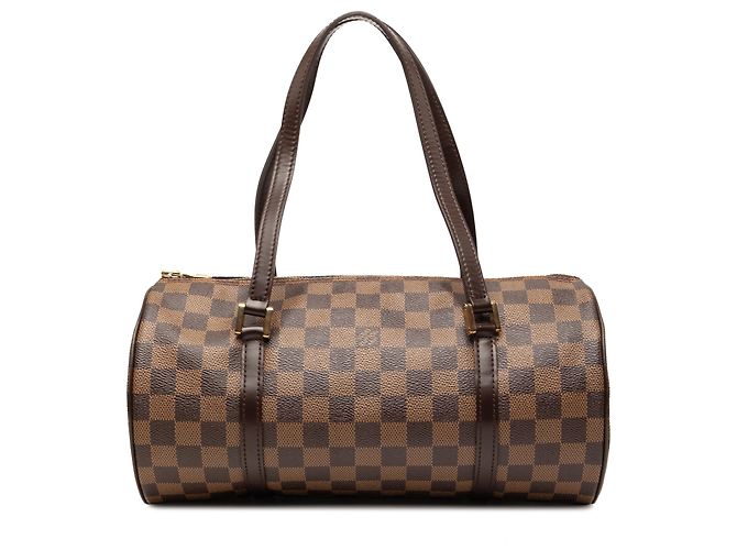Louis Vuitton Brown Damier Ebene Papillon 30 Marrom