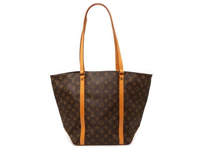 Louis Vuitton Brown Monogram Sac Shopping Marron