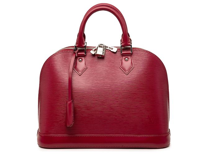 Louis Vuitton Red Epi Alma PM Roja