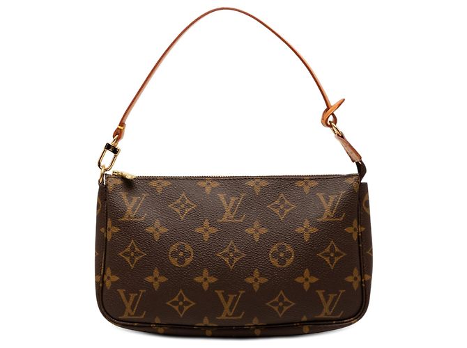 Louis Vuitton Brown Monogram Pochette Accessoires Marron