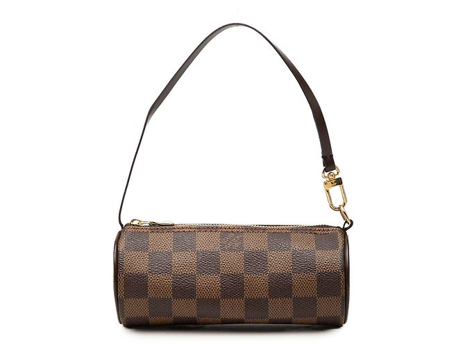 Louis Vuitton Brown Damier Ebene Papillon Pochette Marrom