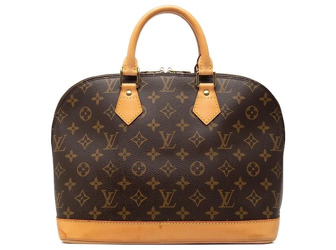 Louis Vuitton Brown Monogram Alma PM Marrom