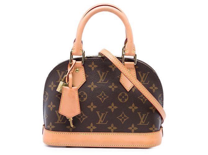 Louis Vuitton Brown Monogram Alma BB Marron