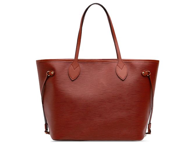 Louis Vuitton Brown Epi Neverfull MM Marron