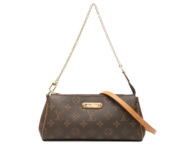Louis Vuitton Brown Monogram Eva Marrom