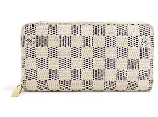 Louis Vuitton Damier Azur Long Wallet Cream