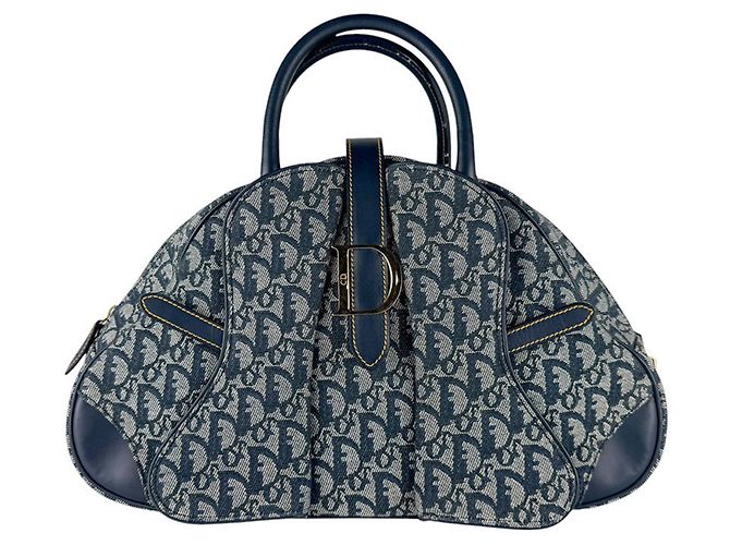 Borsa Christian Dior Navy Blu navy