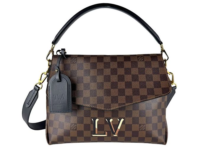 Bolsa de Ombro Louis Vuitton Damier Canvas Damier ebene