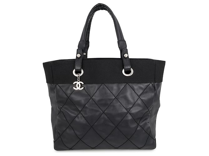 Sac Cabas Chanel Paris Biarritz Noir