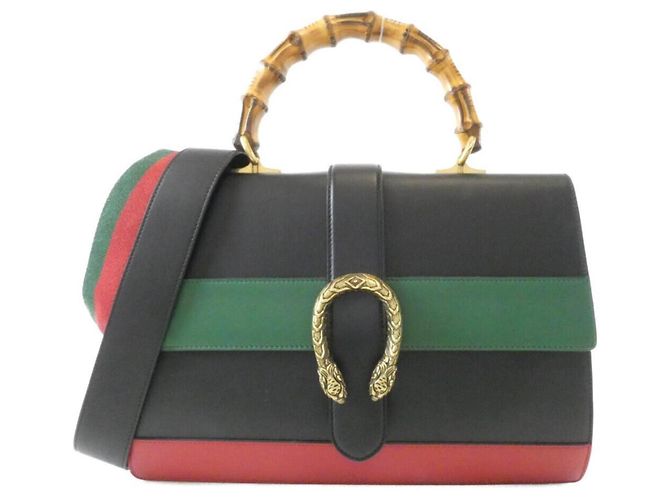 Borsa Gucci Dionysus Nero Rosso Verde
