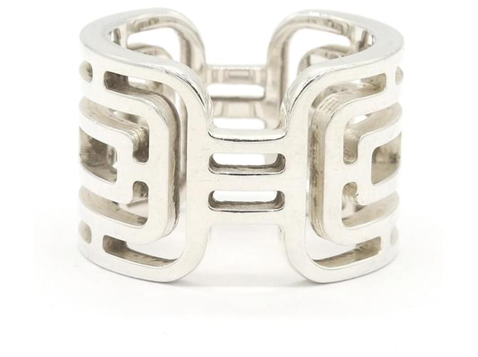 Hermès Arcan GM Ring Silver Silvery 