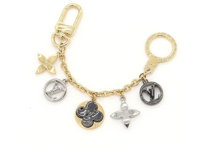 Charm per borsa Louis Vuitton Nero Argento D'oro