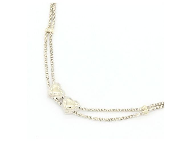 Collana Cuore Double Rope Tiffany & Co. Argento D'oro