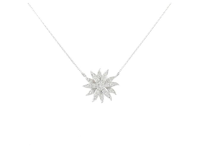 Autre Marque Collana di Diamanti Au750 Argento