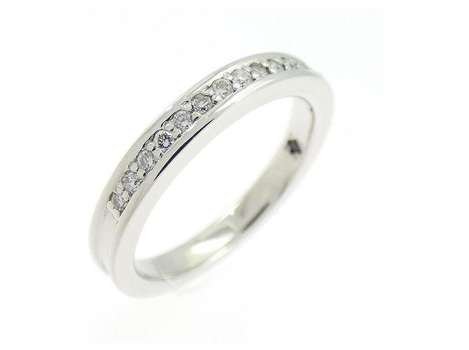 Autre Marque Pt900 Diamantring Silber