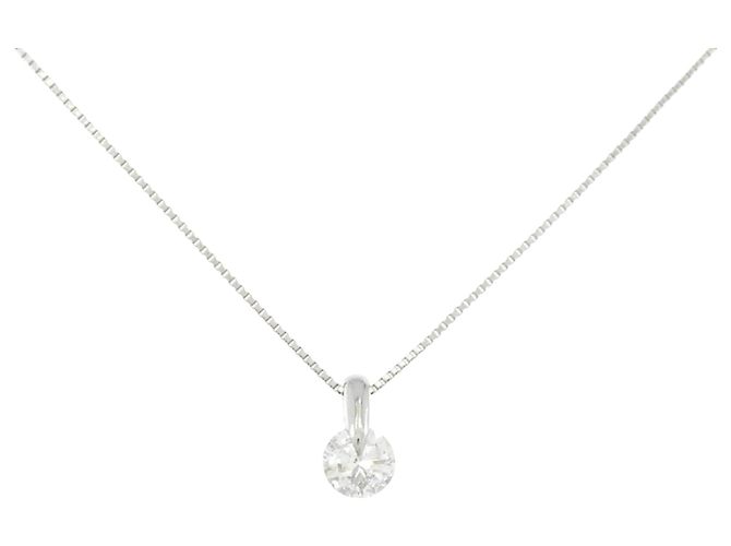 Autre Marque Collar de diamantes Pt900/Pt850 Plata