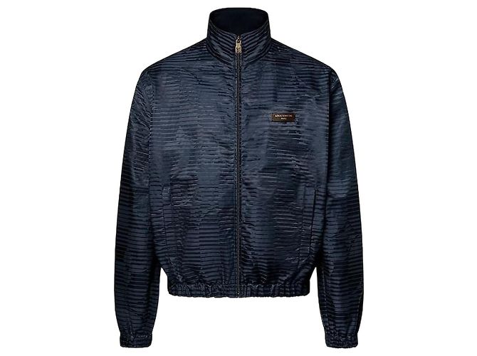 Louis Vuitton Monogram Track Top Regular Fit Blue