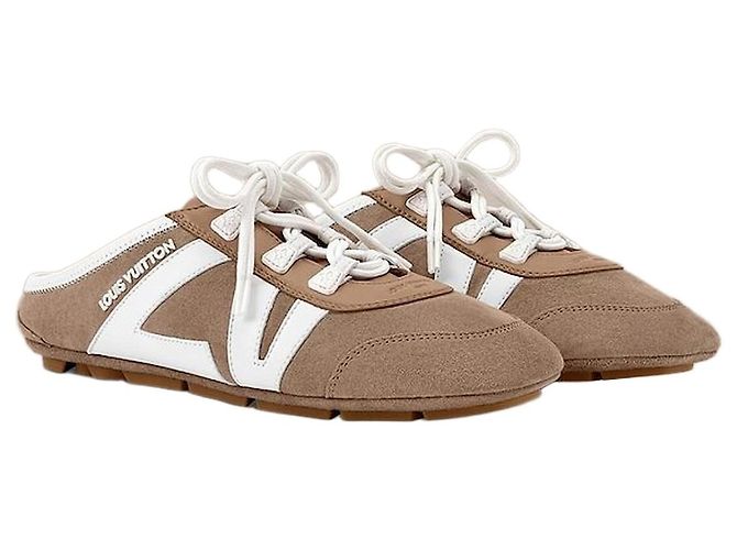 Louis Vuitton Sneakerina Open Back Hazelnut Brown