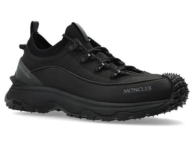 Moncler Baskets Trailgrip Light en daim noir