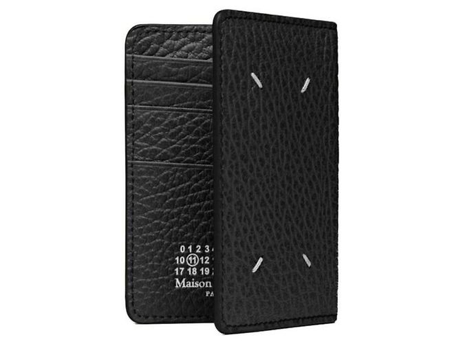 Maison Martin Margiela Classic Leather Card Holder Black