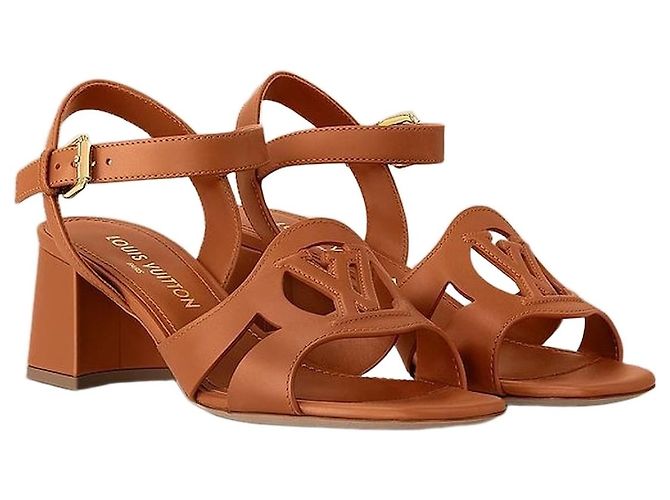 Louis Vuitton Sandali Isola Cognac Brown Marrone