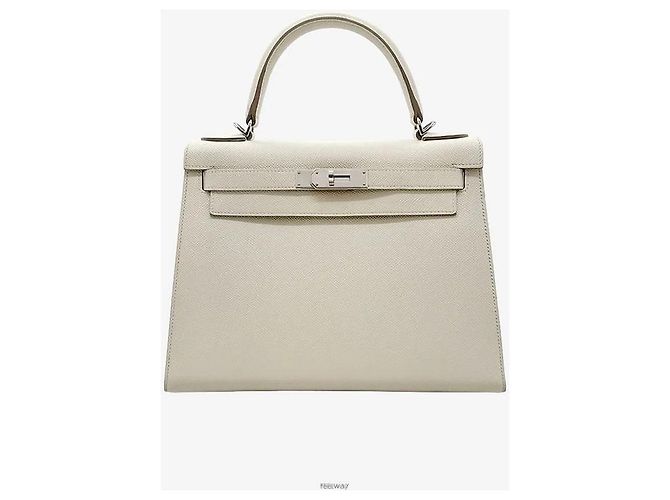 Hermès Kelly en cuir Epsom Marron