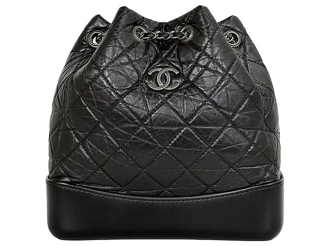 Chanel Gabrielle Backpack Small Black