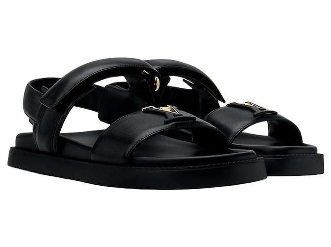 Louis Vuitton Mare Comfort Sandale Black Schwarz