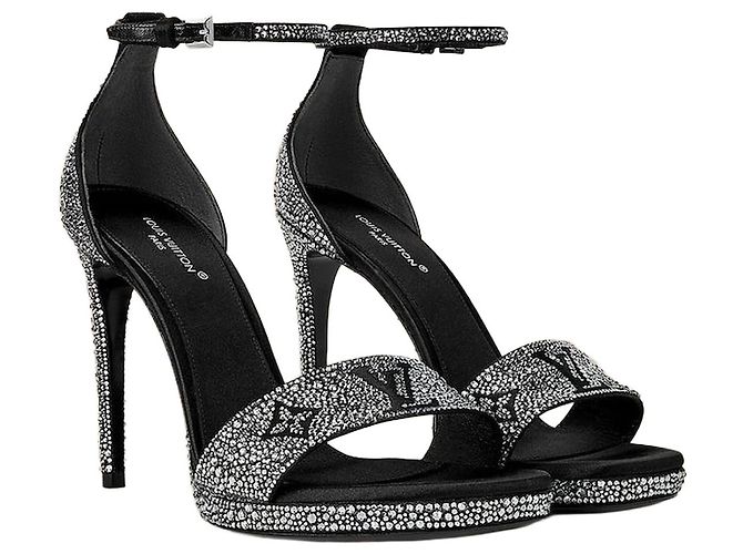 Louis Vuitton Gala Platform Sandals Black