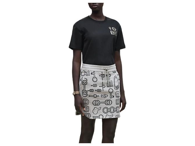 Hermès Mini saia feminina em cinza Marrom