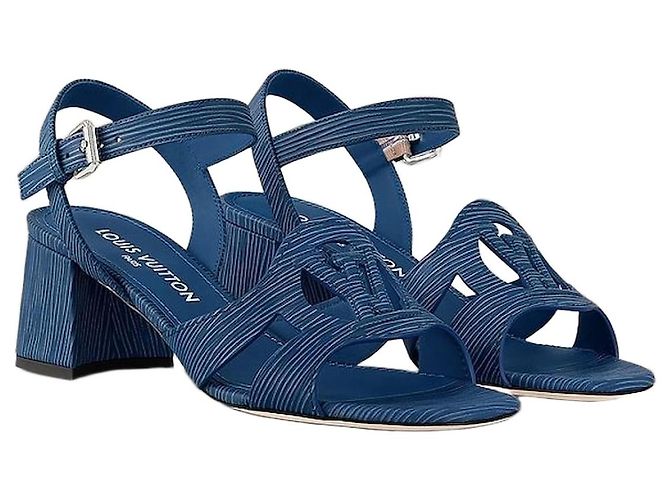Louis Vuitton Isola Sandals Dark Blue