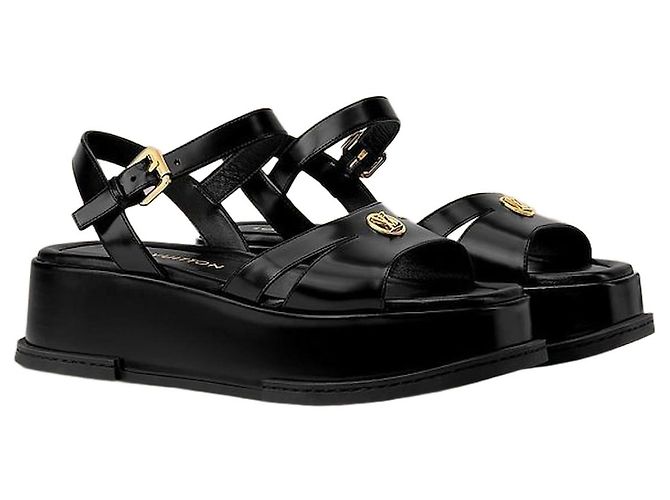 Louis Vuitton Maya Platform Sandal Black