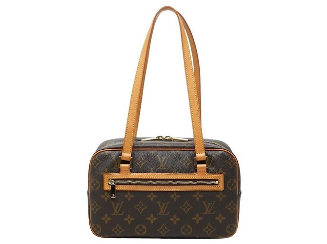 Bolsa de Ombro Louis Vuitton Monogram Cite MM Marrom