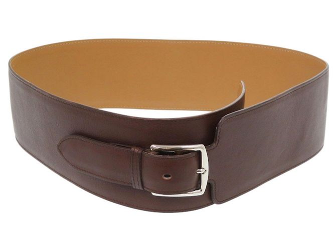 Hermès Hermes Evercolor Veau Chamonix Havana Gürtel