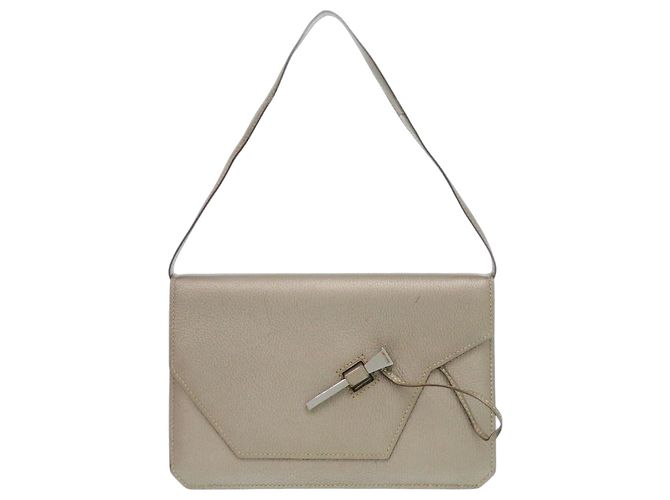Hermès Borsa a tracolla Hermes Envelope in pelle Chevre Marrone