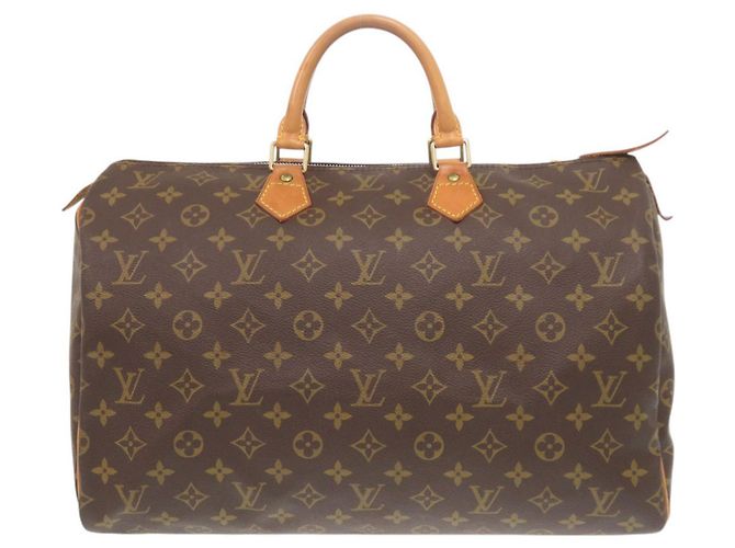 Sac à main Louis Vuitton Speedy 40 Monogram Marron Monogramme