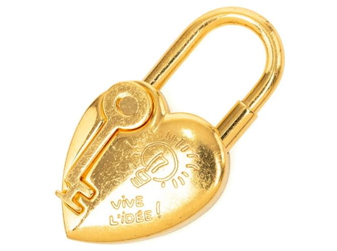 Hermès Hermes Lockheart Cadena Padlock Charm Golden 