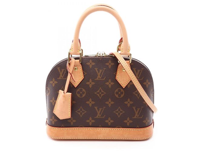 Bolsa Louis Vuitton Alma BB Monogram Marrom Monograma