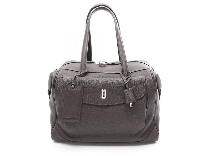 Hermès Borsa Boston Hermes HERMES Wallago 35 Marrone