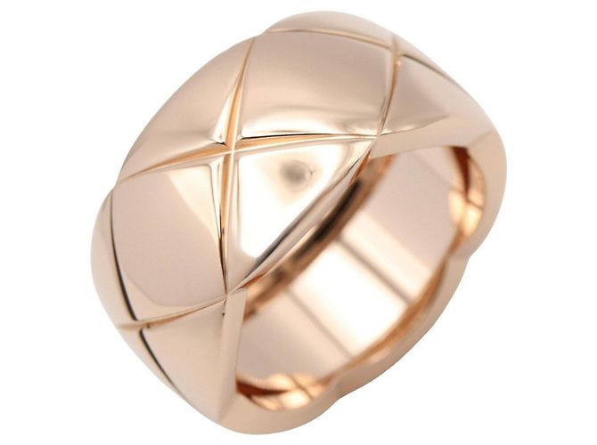 Anillo Large Chanel Coco Crush en Oro Rosa 18K Dorado