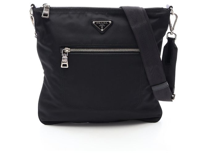 Borsa a tracolla Prada TESSUTO Black Nero